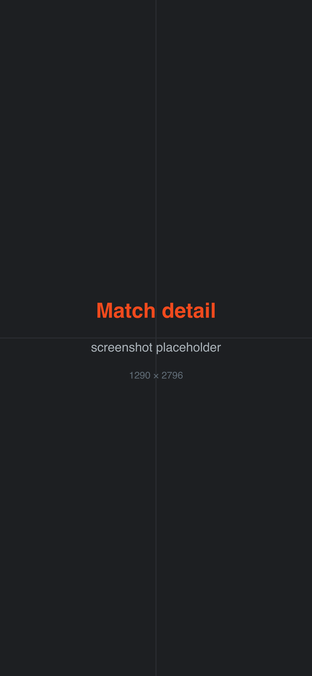 A match detail page, showing the date, club, fee, and weather forecast